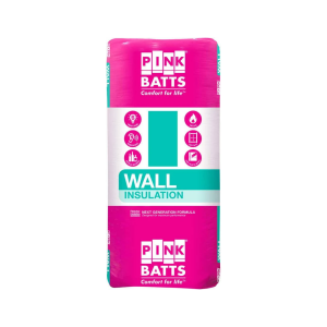 Pink Batts wall insulation batts product packaging